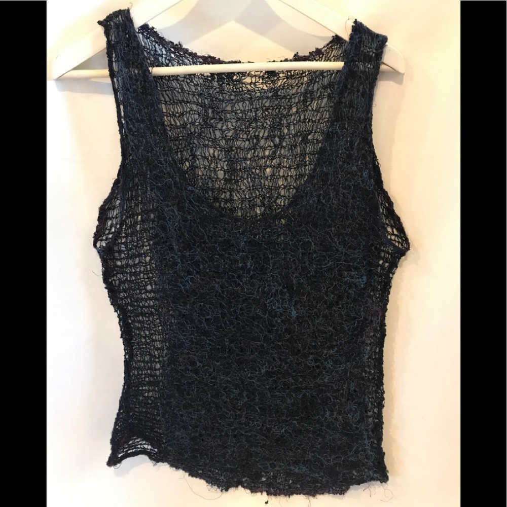 Hand knitted tank top